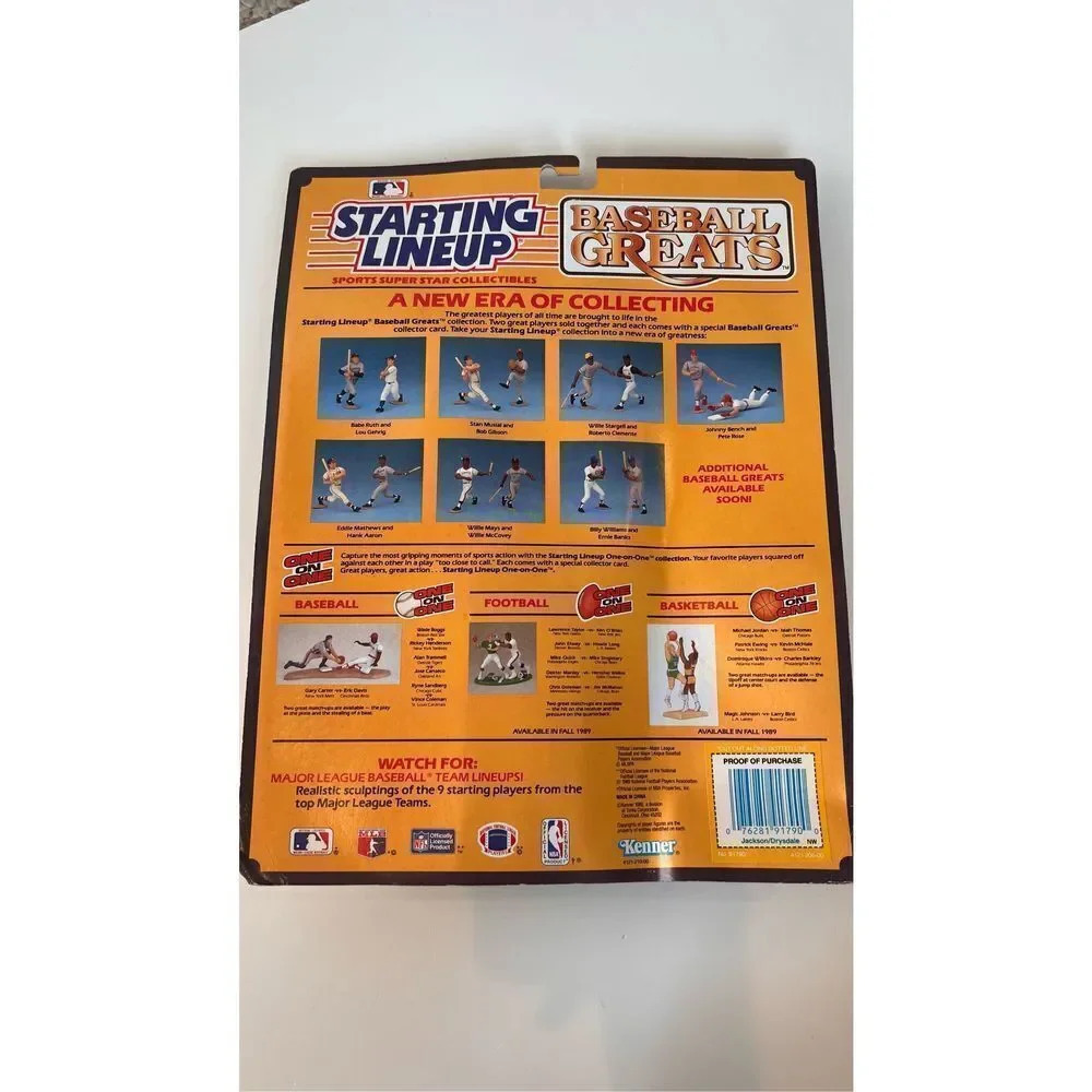 Kenner 1989 Starting Lineup‎ Baseball Greats Reggie Jackson Don Drysdale New - Picture 4 of 5